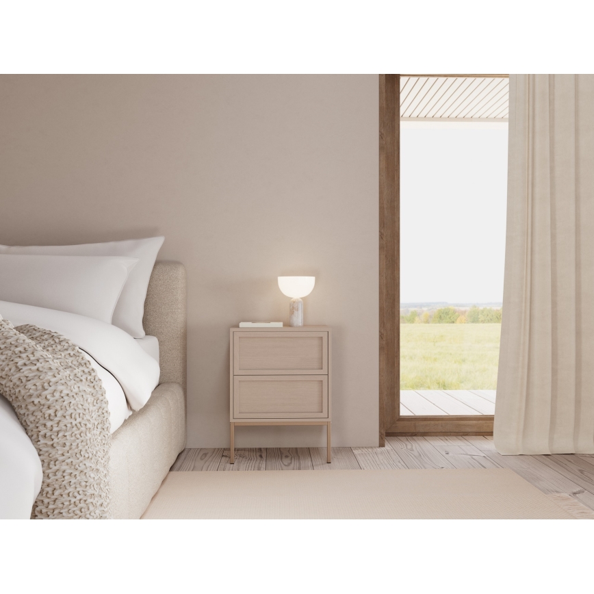 Nočna omarica ALIN 46x40 cm taupe