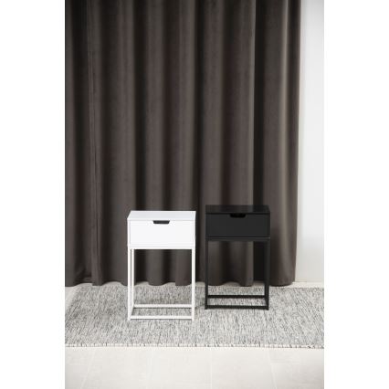 Nočna omarica CARLY v antracitu