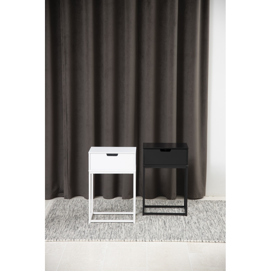 Nočna omarica CARLY v antracitu