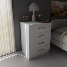 Nočna omarica DIVA 74x55 cm bela