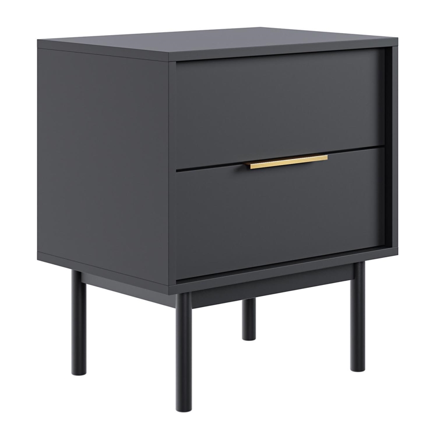 Nočna omarica ELI črna