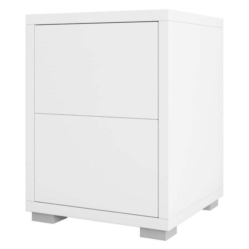 Nočna omarica GESITA 38x30 cm bela