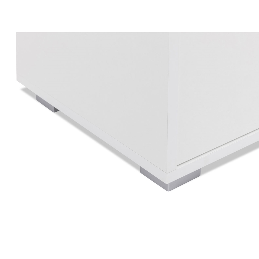 Nočna omarica GESITA 38x30 cm bela