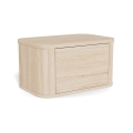 Nočna omarica MADERA 46x30 cm beli hrast