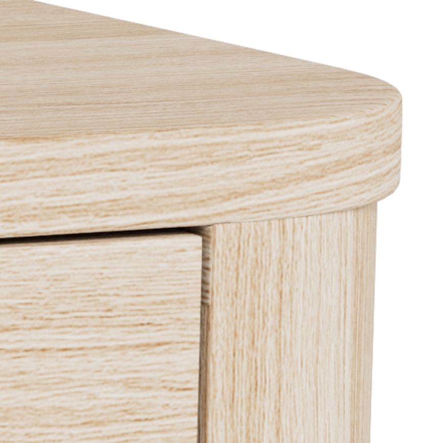 Nočna omarica MADERA 46x30 cm beli hrast