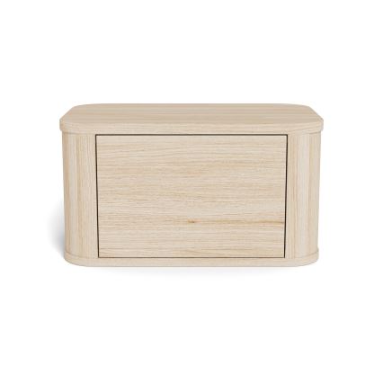 Nočna omarica MADERA 46x30 cm beli hrast