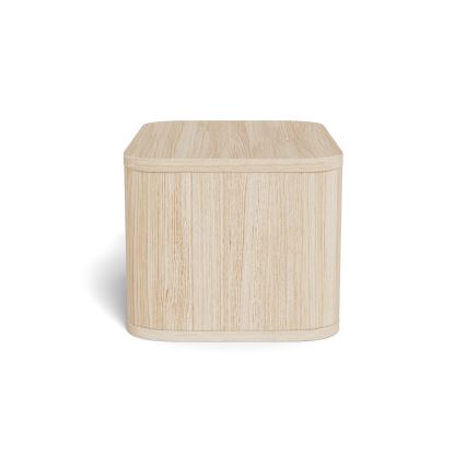 Nočna omarica MADERA 46x30 cm beli hrast