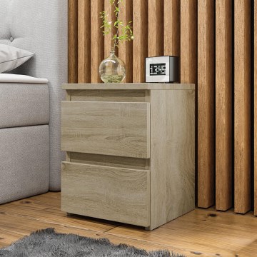 Nočna omarica MALWA 40x40 cm hrast sonoma