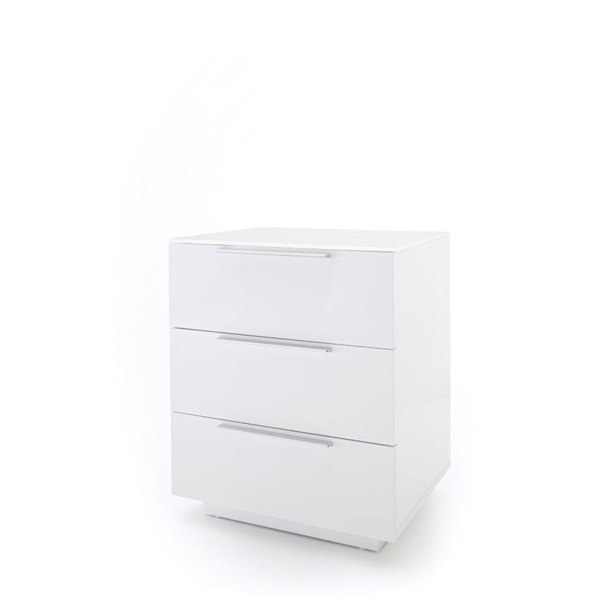 Nočna omarica ROCKY XXL, bela