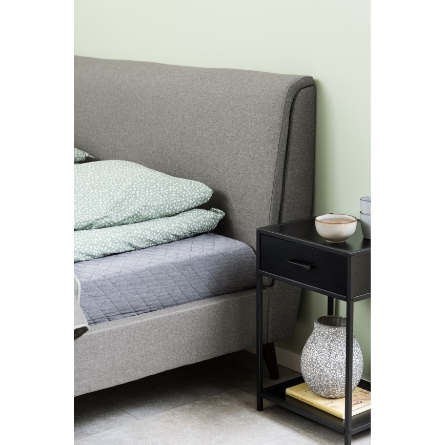 Nočna omarica SARON v antracitni barvi