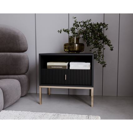 Nočna omarica SUE črna