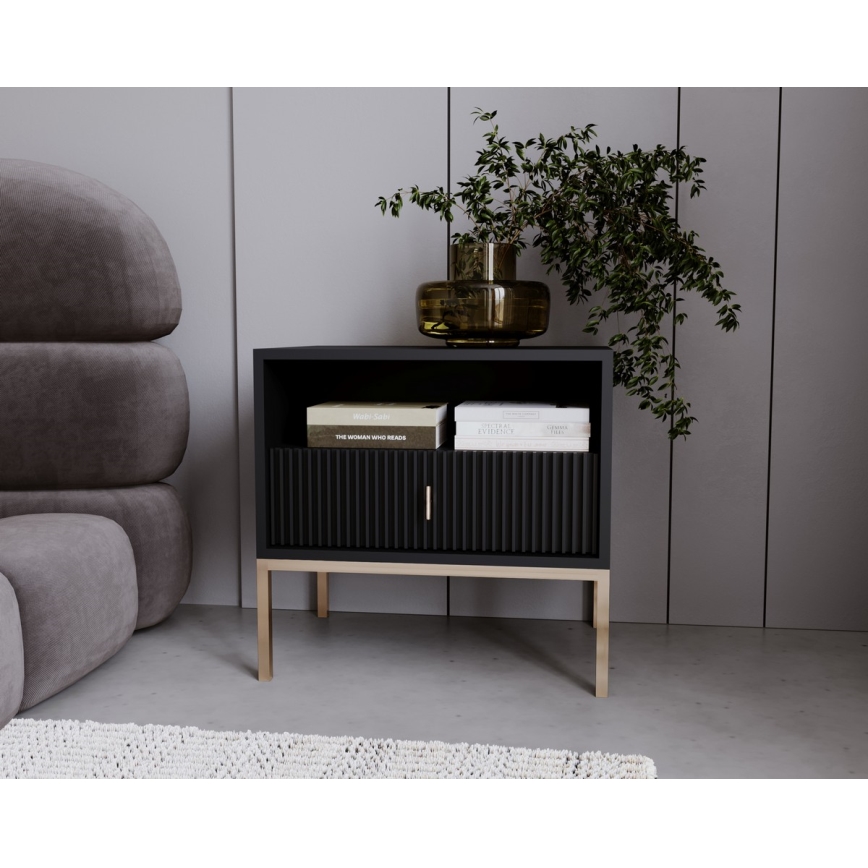 Nočna omarica SUE črna