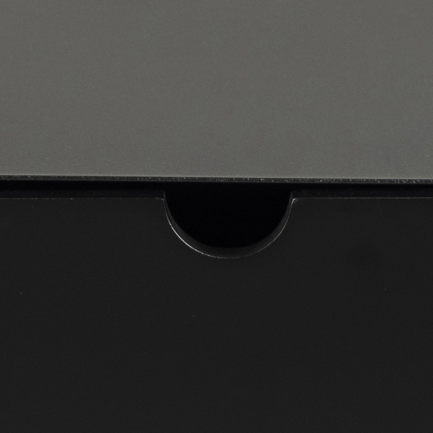 Nočna omarica z možnostjo montaže na steno BEKIM črna