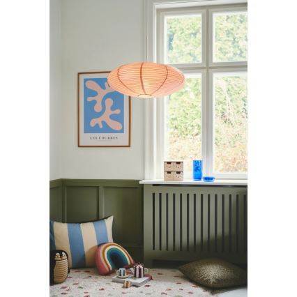 Nordlux - Abažur za lestenec VILLO E27, premer 60 cm, roza