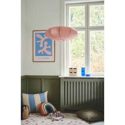 Nordlux - Abažur za lestenec VILLO E27, premer 60 cm, roza
