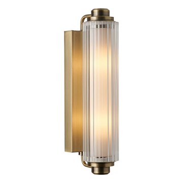 Nordlux - Kopalniška osvetlitev za ogledalo NIMAL 2xE14/25W/230V IP44 mesing
