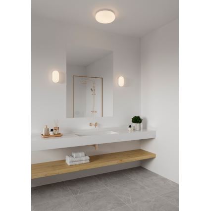 Nordlux - Kopalniška stenska svetilka FOAM 1xE27/55W/230V IP44 bela