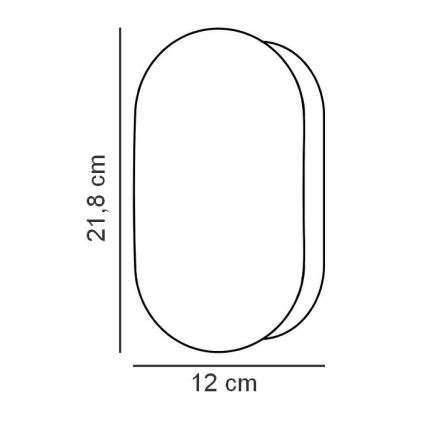 Nordlux - Kopalniška stenska svetilka FOAM 1xE27/55W/230V IP44 črna