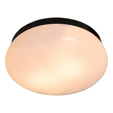 Nordlux - Kopalniška stropna svetilka FOAM 2xE27/55W/230V IP44 črna