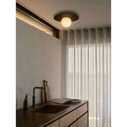 Nordlux - Kopalniška stropna svetilka SIONA 1xE27/60W/230V IP44 črna