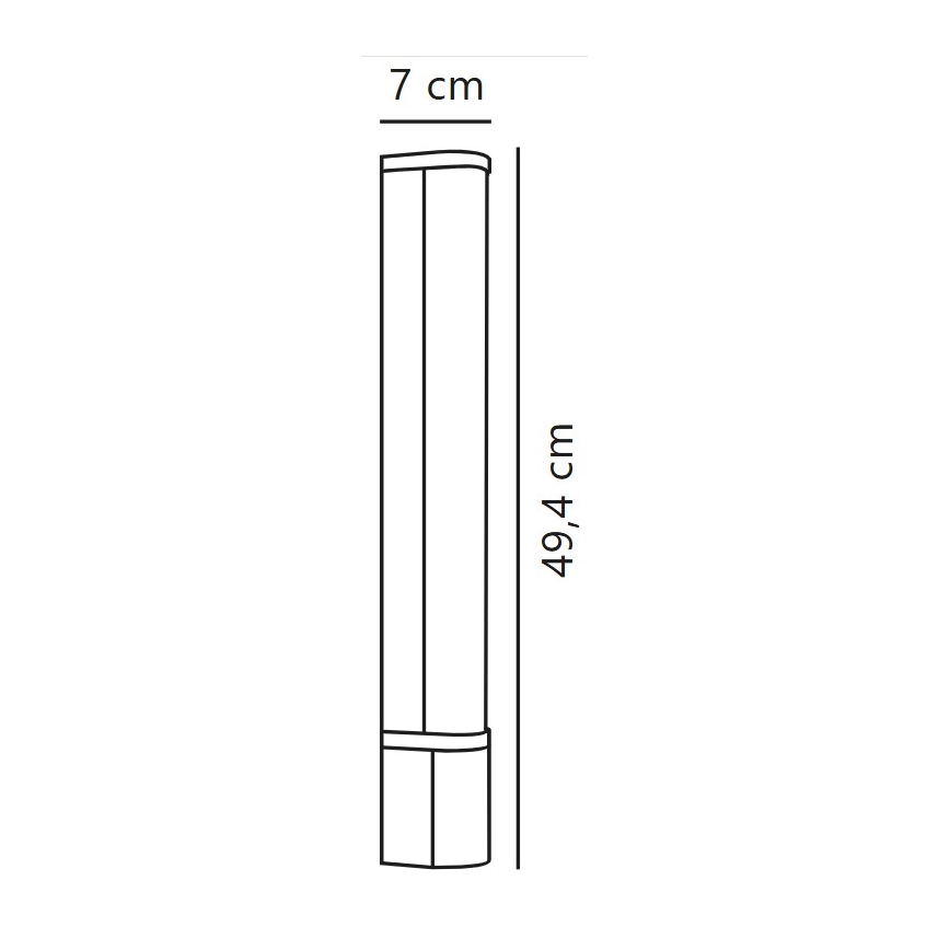 Nordlux - LED Kopalniška luč za osvetlitev ogledala MALAIKA LED/6W/230V 3000K IP44 bela
