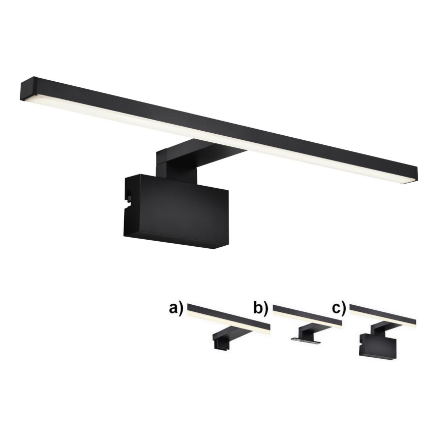 Nordlux - LED Kopalniška luč za osvetlitev ogledala MARLEE LED/8,9W/230V IP44 4000K 50 cm črna