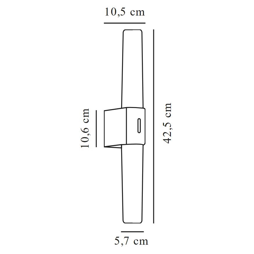 Nordlux - LED kopalniška osvetlitev za ogledalo HELVA LED/9W/230V IP44