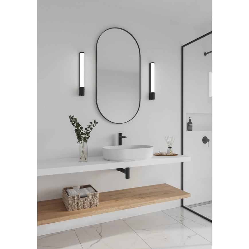 Nordlux - LED Kopalniška svetilka za ogledalo MALAIKA LED/6W/230V 3000K IP44 črna