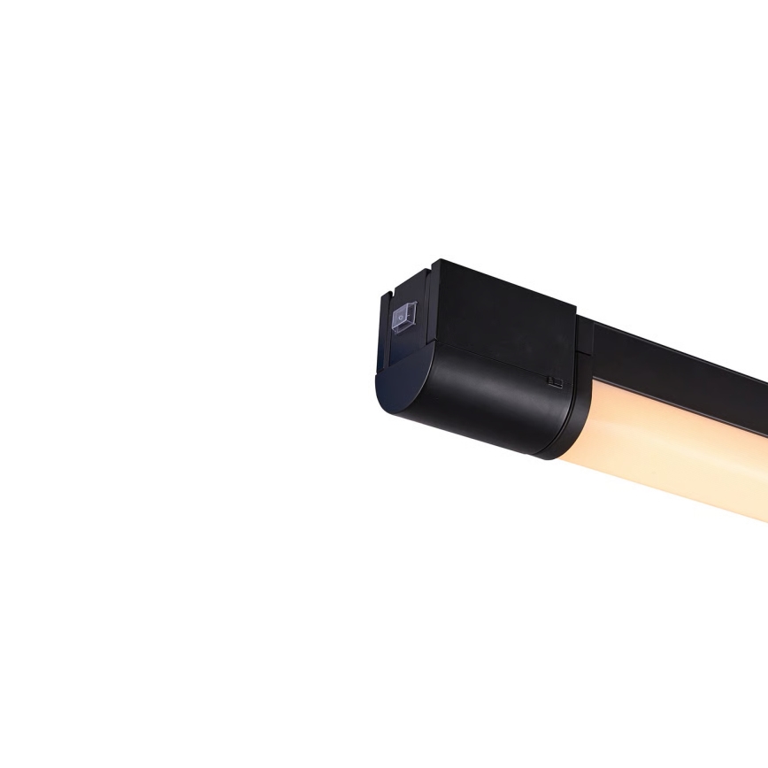 Nordlux - LED kopalniška osvetlitev za ogledalo z vtičnico MALAIKA LED/15W/230V IP44 68,4cm črna