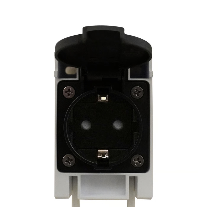 Nordlux - LED kopalniška osvetlitev za ogledalo z vtičnico MALAIKA LED/15W/230V IP44 68,4cm črna