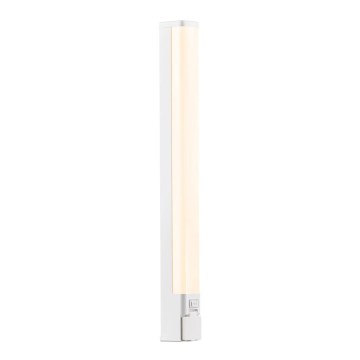 Nordlux - LED kopalniška svetilka za ogledalo z vtičnico SJAVER LED/15W/230V IP44 60 cm bela