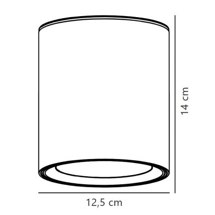 Nordlux - LED zatemnjevalna kopalniška točkovna svetilka LANDON LED/6,5W/230V IP44 črna