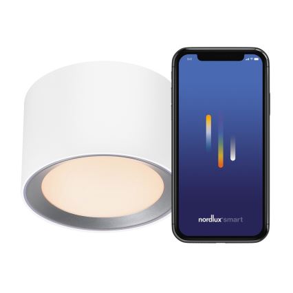 Nordlux -LED Zatemnitveni kopalniški reflektor LANDON SMART LED/8W/230V 2700-6500K IP44 bela