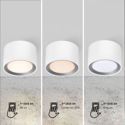 Nordlux - LED Kopalniški reflektor LANDON LED/6,5W/230V IP44 bela