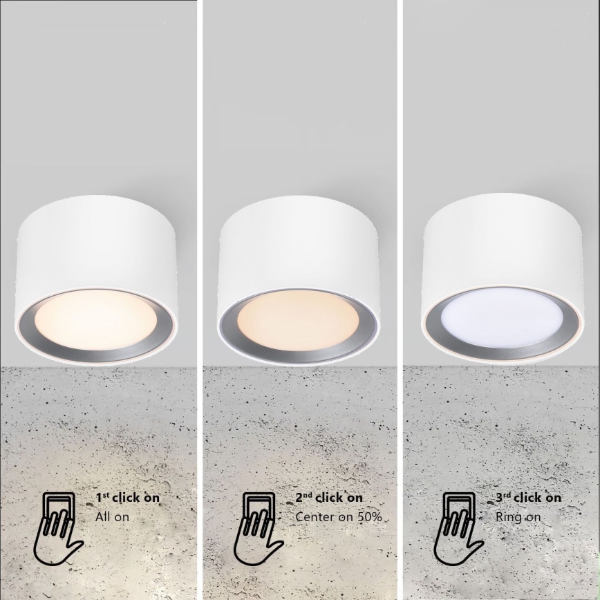 Nordlux - LED Kopalniški reflektor LANDON LED/6,5W/230V IP44 bela