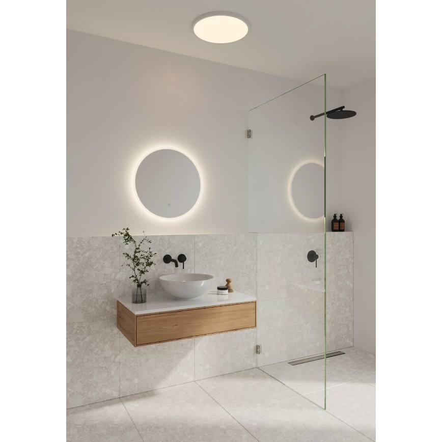 Nordlux - LED kopalniško ogledalo z osvetlitvijo DOVINA LED/20W/230V 4000K pr. 60 cm IP44