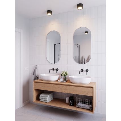 Nordlux - Zatemljivo LED kopalniško točkovno svetilo LANDON LED/6,5W/230V IP44 črno