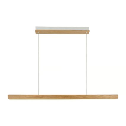 Nordlux - LED zatemljiv viseči lestenec na kablu ILGAS LED/47W/230V 3000K bežna/bela/jasen 115 cm