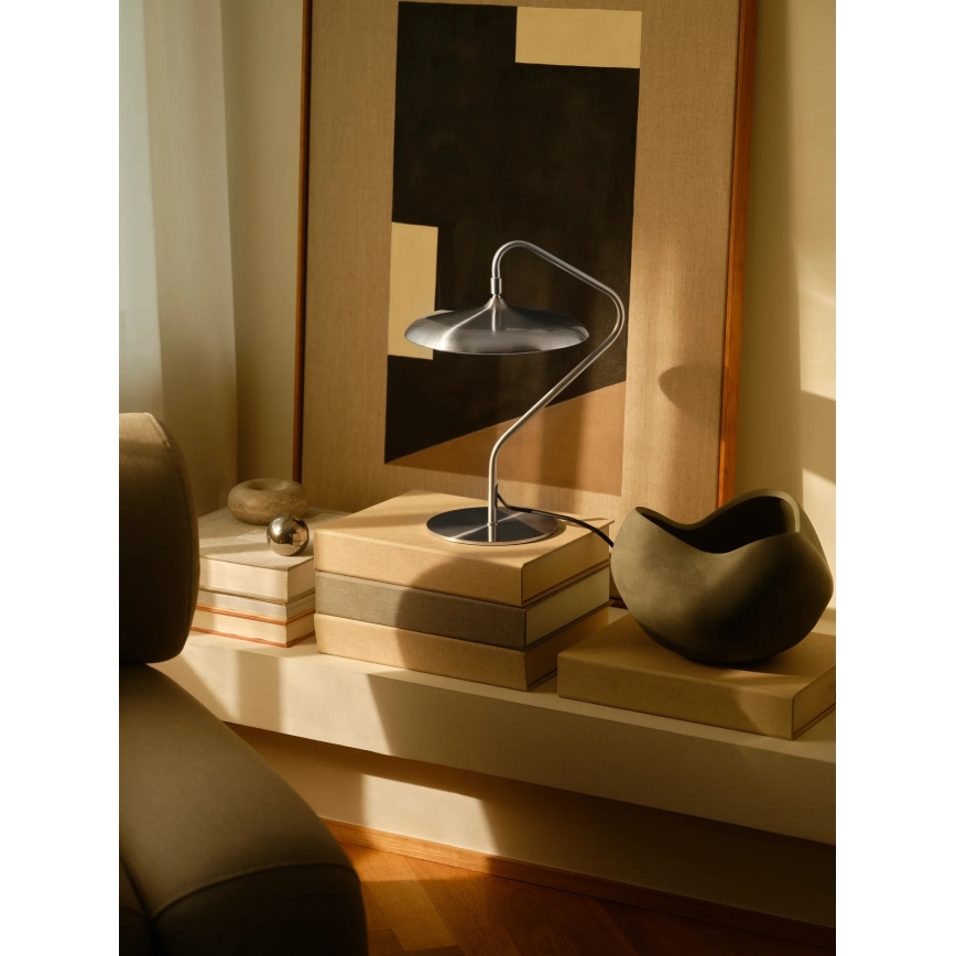 Nordlux - LED namizna svetilka ARTIST LED/15W/230V, iz nerjavečega jekla