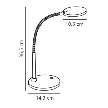 Nordlux - LED Namizna svetilka DOVE LED/4,5W/230V