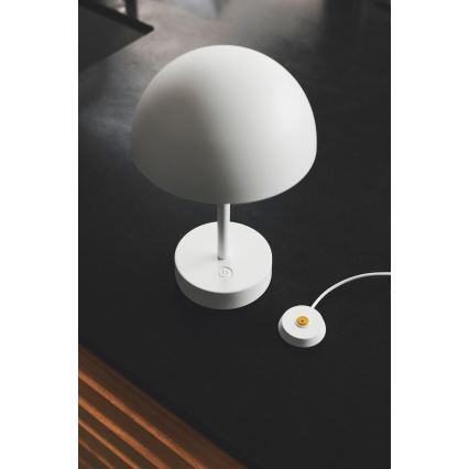 Nordlux - LED zatemnjevalna polnilna zunanja namizna svetilka ELLEN LED/2,8W/3,7V 2200 mAh IP44 bela
