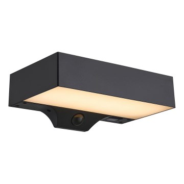 Nordlux - LED Solarna stenska svetilka s senzorjem MONAY LED/5W/5V 3000K IP44