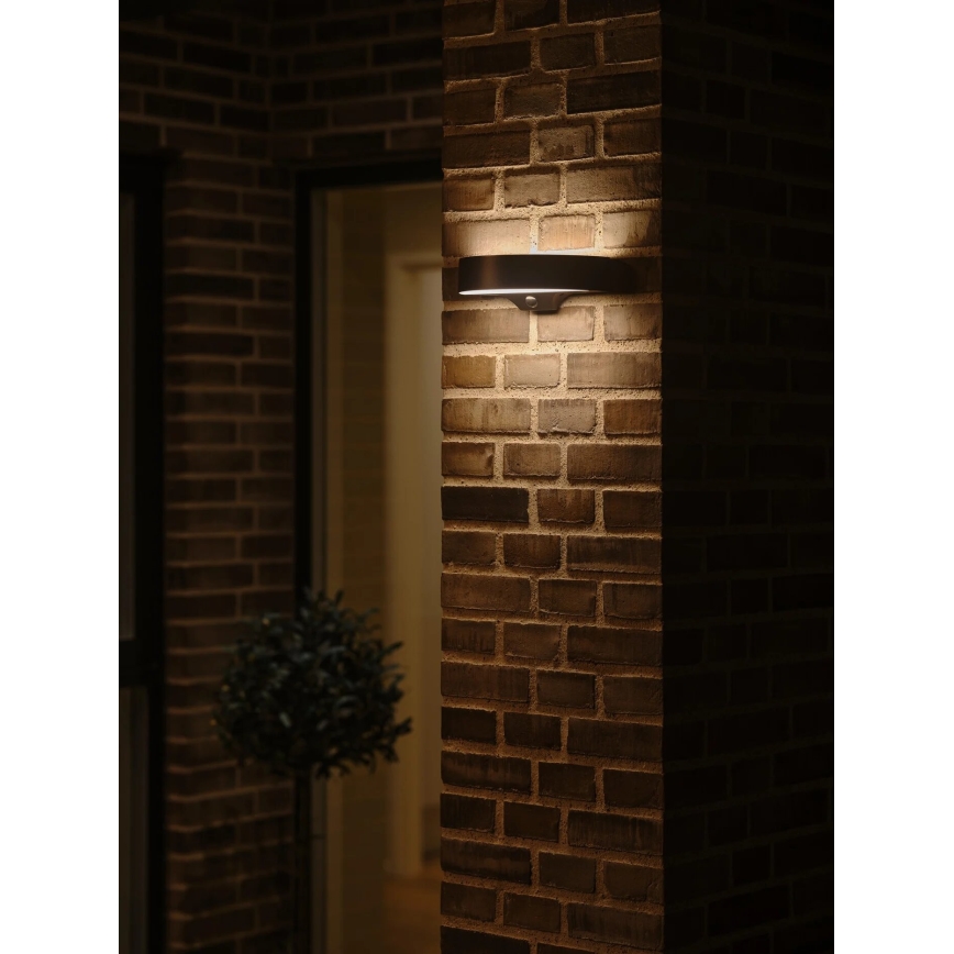 Nordlux - LED Solarna stenska svetilka s senzorjem MONAY LED/5W/5V 3000K IP44