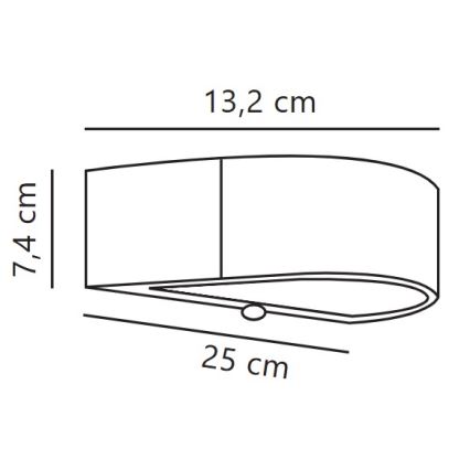 Nordlux - LED Solarna stenska svetilka s senzorjem MONAY LED/5W/5V 3000K IP44
