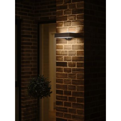 Nordlux - LED Solarna stenska svetilka s senzorjem MONAY LED/5W/5V 3000K IP44