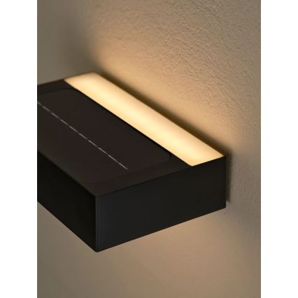 Nordlux - LED Solarna stenska svetilka s senzorjem MONAY LED/5W/5V 3000K IP44