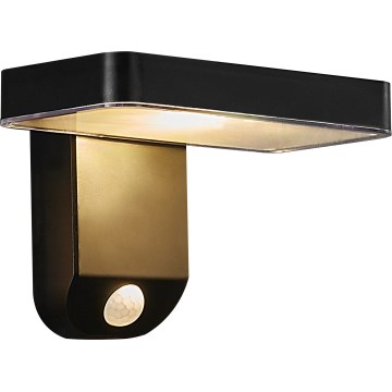 Nordlux - LED solarna stenska svetilka s senzorjem RICA LED/5W/3,7V IP44 2200 mAh kvadratna