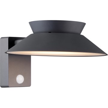 Nordlux - LED solarna stenska svetilka z vgrajenim senzorjem JUSTINA LED/5W/3,7V IP44 1800 mAh