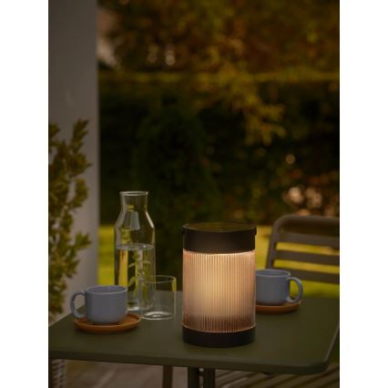 Nordlux - LED solarna svetilka COUPAR LED/3,2W/3,7V črna