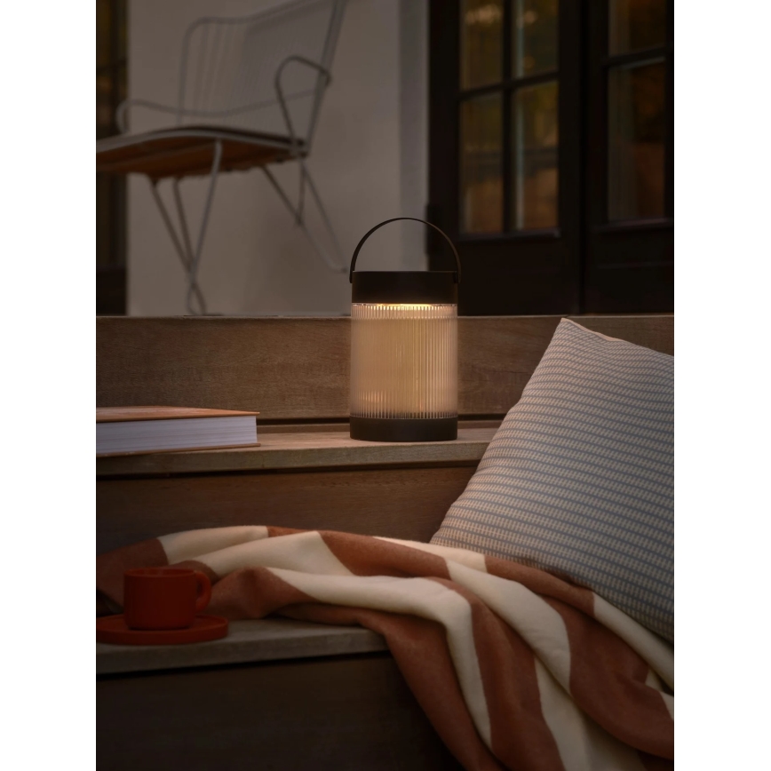 Nordlux - LED solarna svetilka COUPAR LED/3,2W/3,7V črna